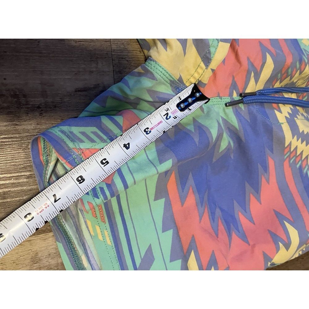 Rowdy Gentleman Mens Small Swim Trunks Pastel Southwestern Geometric Mesh Lined - Picture 5 of 8